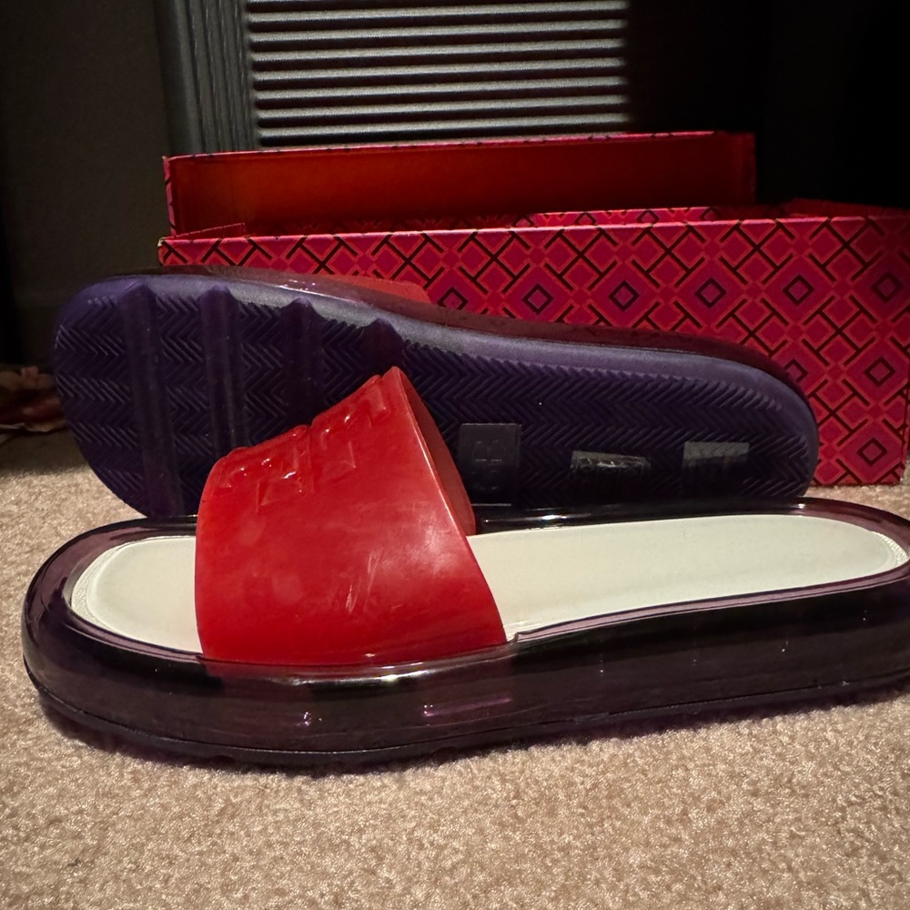 Tory Burch Bubble Jelly Sandals